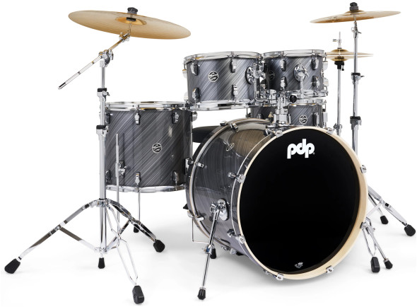 <b>DW PDP MAINSTAGE Twisted Graphite Kit Completo Bateria 5-pcs BD 22 PDMA2215KTTG</b> <b>DW PDP MAINSTAGE Twisted Graphite Kit Completo Bateria 5-pcs BD 22 PDMA2215KTTG</b>